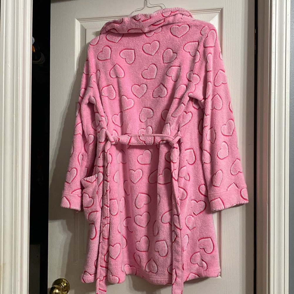 Pink Heart Patterned Robe - Picture 2 of 2